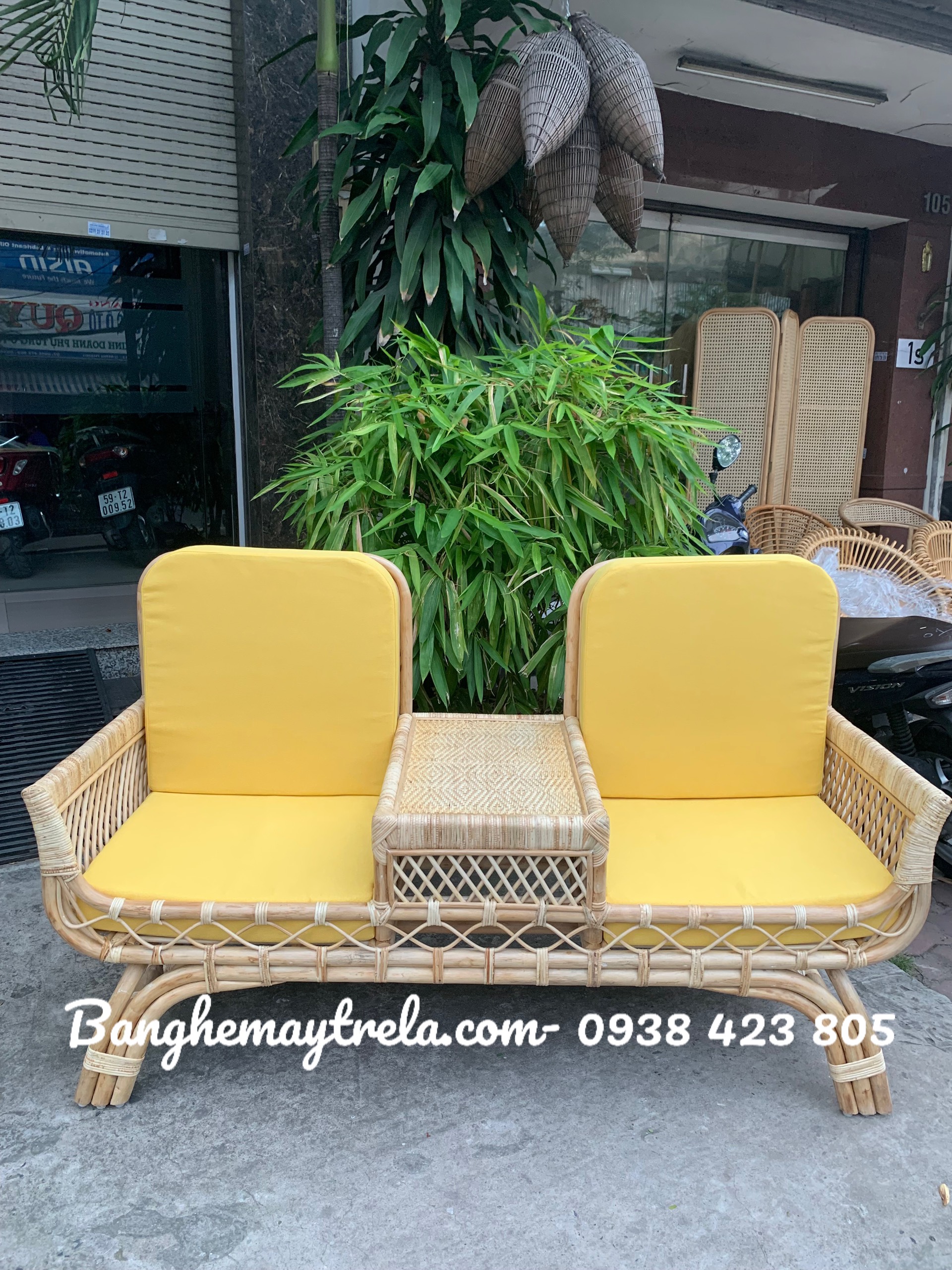 Ghế mây tự nhiên cho spa